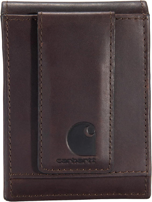 Sleek Oil Tan Leather Wallet for Men - Front Pocket Design and Card Organizer