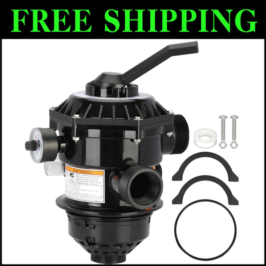 Versatile 1-1/2'' Sand Filter Valve with Transparent Mirror for Easy Monitoring