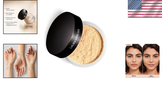 Translucent Loose Setting Powder for 24HR Shine Control - Perfect for Oily Skin