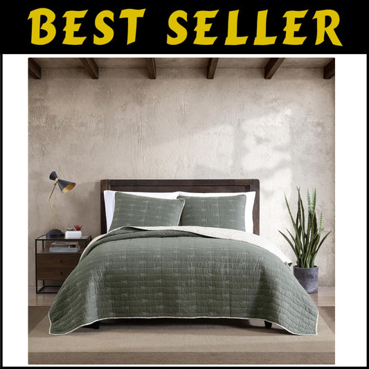 Rustic Troutdale King Quilt Set – Lightweight Cotton with Matching Shams