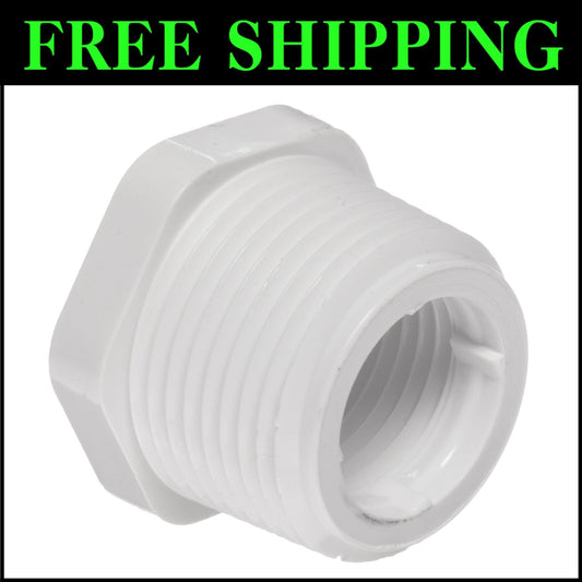 Spears 4" NPT Male x 2" NPT Female PVC Bushing for Secure Pipe Connections