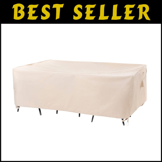 Extra Large Waterproof Patio Furniture Covers 140"x86" - Heavy Duty Protection