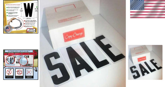 Assorted 8-Inch Flexible Letters & Numbers for Outdoor Road Signs - 300 Pieces