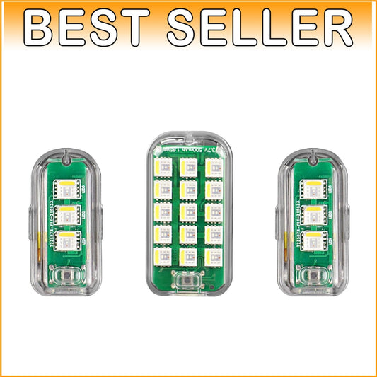 Adhesive Mounted Drone Strobe Lights - FAA Compliant, 3 Modes for Safe Night Use