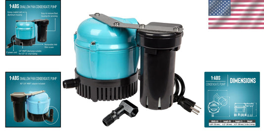 Low Maintenance 115V Condensate Removal Pump for Portable & Ceiling-Mounted ACs