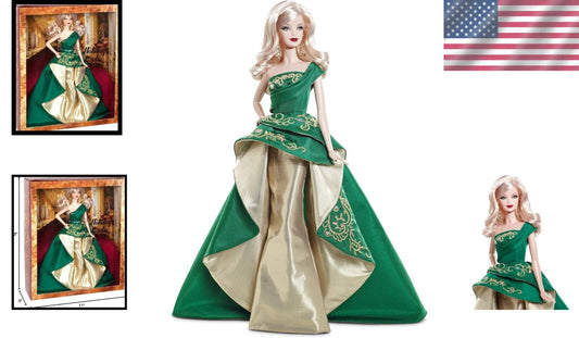 Emerald Gown Holiday Doll 2011 - Stunning Collectable for Beauty Enthusiasts