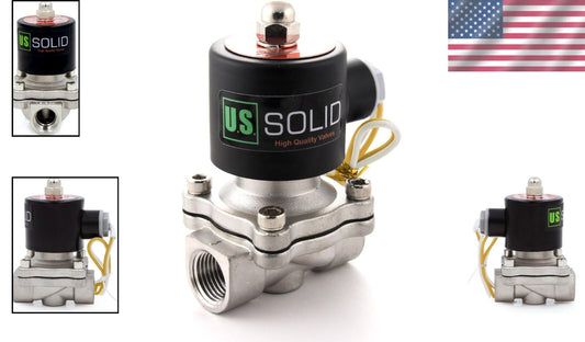 1/2 Inch Electric Solenoid Valve with VITON Seal for Water & Air Applications