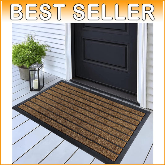 Pet-Friendly Non-Slip Doormat with Moisture Barrier - Low Profile 32" x 20"