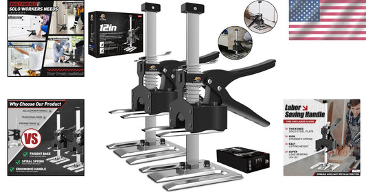 Ergonomic Multi-Function Lifting Device for Easy Door and Tile Installation