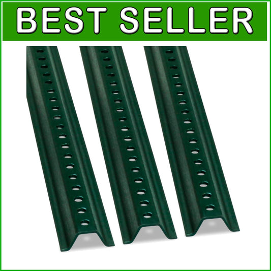 Pre-Drilled 6' U-Channel Sign Post Pack of 3 - Ideal for Easy Installation