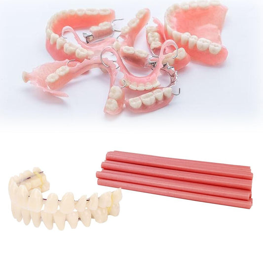 DIY Denture Kit for Missing Teeth Repair - Adjustable Comfort & Natural Finish