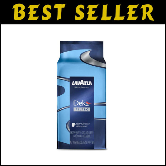 20-Pack of 8 Oz Medium Roast Dek Filtro Ground Coffee - Perfect for Drip & Press