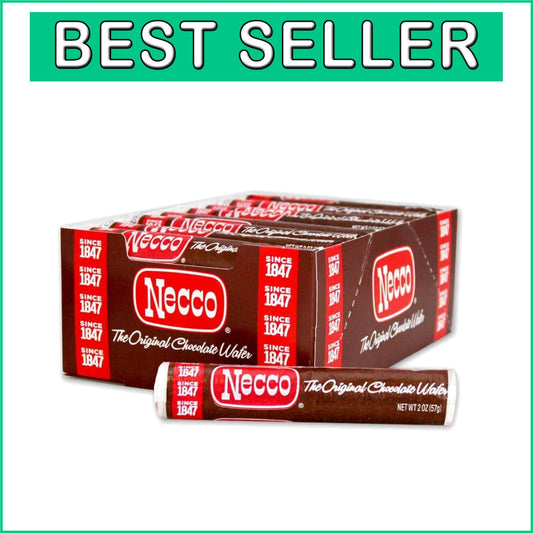 Classic Chocolate Wafer Rolls - 24 Individually Wrapped for Halloween Parties