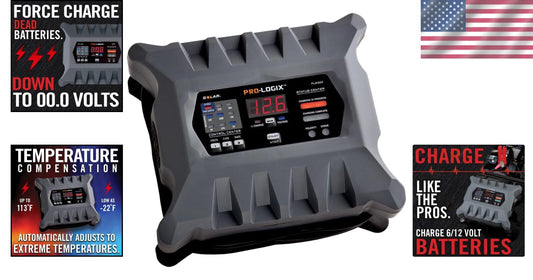 Lightweight Smart 20-Amp Battery Charger – Perfect for 6V/12V Charging Needs