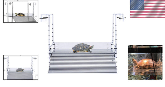 Extra Large Adjustable Turtle Dock Ramp - Enhances Basking Space in Aquariums