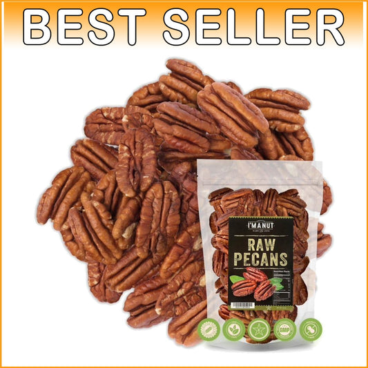 Ethically Sourced 2.75 lb Raw Pecan Halves - Nutritional Powerhouse Snack