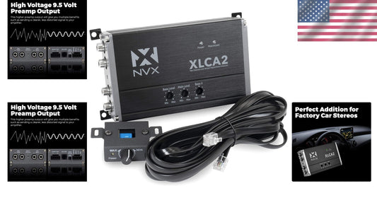 xBOOST Digital Bass Enhancer: 2-Channel Converter with Remote Level Control