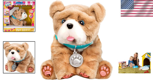 My Kissing Puppy Rollie - Interactive 25+ Sounds with Adoption Certificate