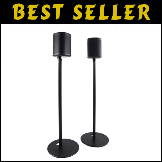 Elegant 28.2-Inch Floor Stands Compatible with Sonos One SL & Play:1 - 2 Pack