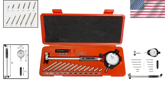 Durable Hand-Powered Dial Indicator Bore Gage Set - Lightweight Precision Tool