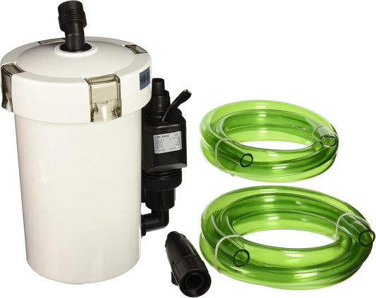 Efficient 106 GPH External Canister Filter with Complete Setup for Fish Tanks