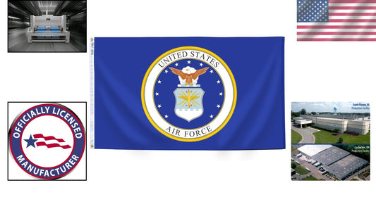 3x5 Feet U.S. Airforce Flag - Durable, Officially Licensed Gift for Patriots