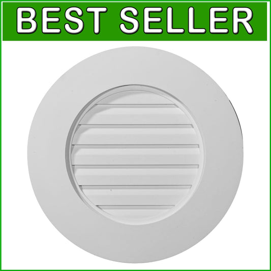 Elegant 20" x 20" Urethane Gable Vent Louver - Lightweight & Moisture Resistant