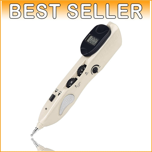 Electronic Acupuncture Pen: Painless Pain Management with 3 Adjustable Heads