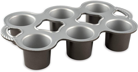Versatile 6-Cup Popover Pan - Ideal for Holiday Baking & Special Occasions