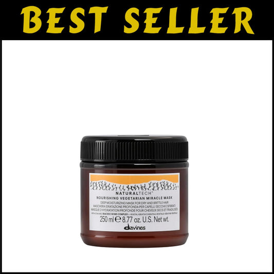 Miracle Mask for Dry Hair - Vegetarian Deep Moisturizing Treatment, 8.77 Fl. Oz.
