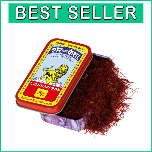 5g Premium Kashmiri Saffron Grade A+ for Culinary & Beauty Use | Organic Kesar