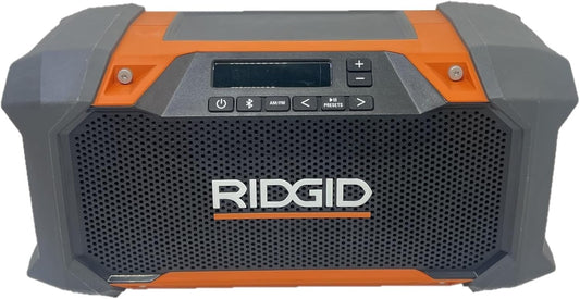 Portable Bluetooth Jobsite Radio with Dual Speakers & USB Charging Port
