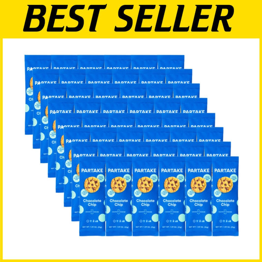 48 Convenient Gluten Free Mini Chocolate Chip Cookie Packs for Snack Lovers