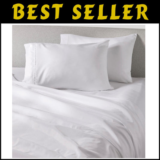 1500tc Classic White Sheet Set - Extra Soft Cooling for Hot Sleepers - Full Size