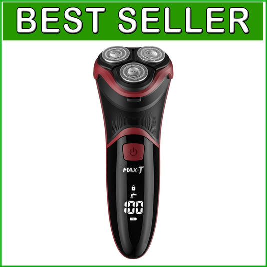 Cordless Rechargeable Men's Electric Shaver - Smooth 3D Shaving & Pop-up Trimmer