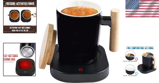 Dual Temperature Coffee Mug Warmer & Set - Perfect Gift for Beverage Lovers