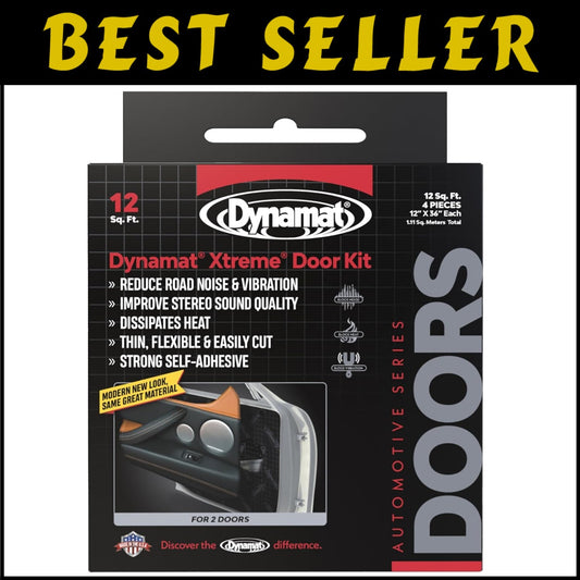 Flexible Butyl Rubber Soundproofing Door Kit - Ideal for Custom Car Builders