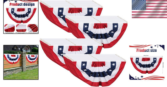 Durable & Fade Resistant American Bunting Flag - Perfect for Independence Day