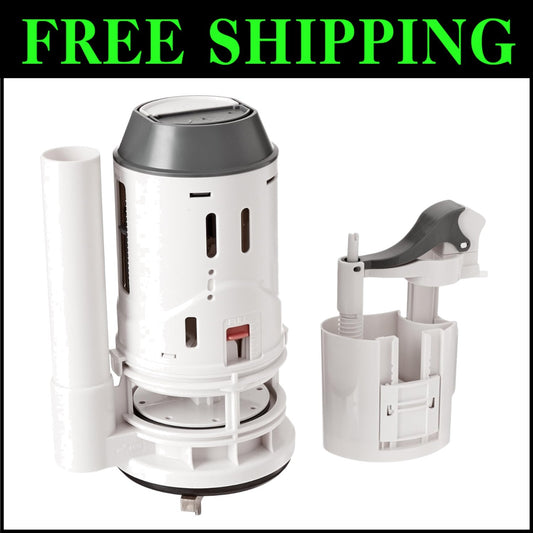 Dual Flush Valve Assembly for 1-Piece Toilets - Reliable 3-Inch Connection