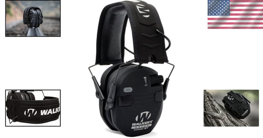Bluetooth Shooting Earmuffs - Unisex Design with 4 Microphones & Noise Reduction
