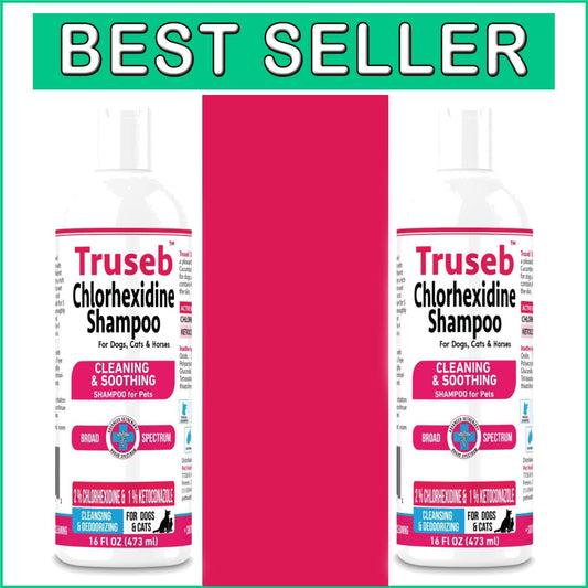 Ketoconazole & Chlorhexidine Shampoo for All Pets – 32 oz Duo Action Care