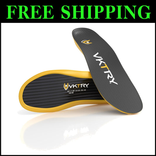 Lightweight Carbon Fiber Sports Insoles – Elevate Athletic Performance & Comfort