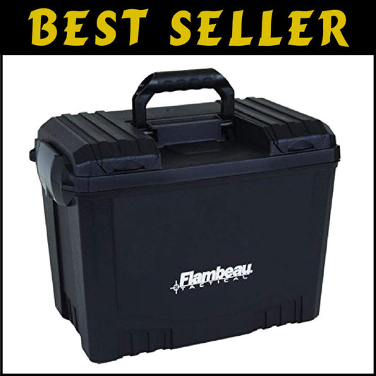 Durable Black 18" Dry Box - Perfect for Tactical Gear and Boating Supplies