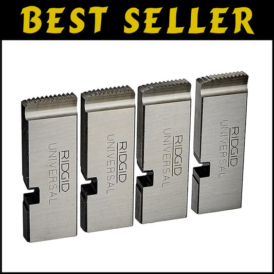 User-Friendly 4 Die Set for 1-2 Inch NPT Pipe Threading - Precision Engineered