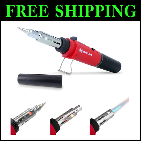Portable 3-in-1 Butane Torch, Soldering Iron & Heat Gun for Precision Crafting