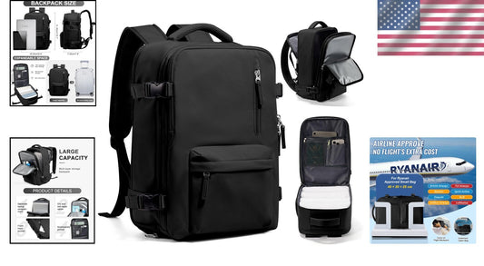Stylish Carry-On Travel Backpack for Men and Women - Perfect for Professionals