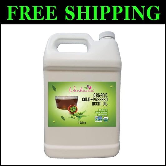 Multi-Purpose Organic Neem Oil (1 Gallon) - Perfect for Plants & Beauty Formulas