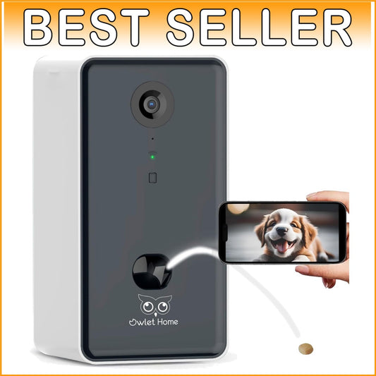 Interactive Pet Camera with Motion Detection, Treat Tossing & 1080P Video