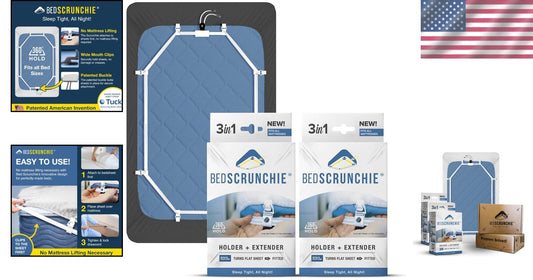 Machine Washable Bed Sheet Holder Straps - Heavy Duty, Vegan-Friendly 2 Pack