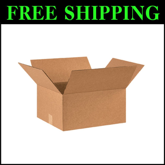 Heavy Duty Corrugated Shipping Boxes - 25-Pack Medium 16"L x 14"W x 8"H